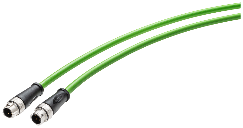 CABO IE;2 X M12;2X2;3M;2 X COD.D;CAT5E;PVC;PARCIALMENTE ROBUSTO 6XV18718AH30 SIEMENS