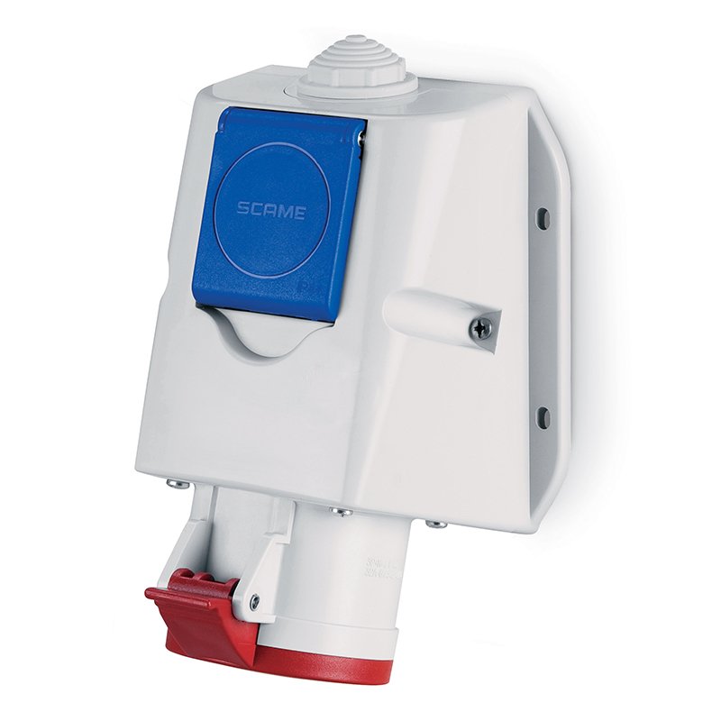 [Imagem do produto TOMADA COMBINADA DE PAREDE 16A 3P+N+T - PADRÃO ALEMÃO/SH 513.1657-DN SCAME]