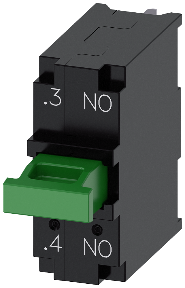 MÓDULO DE CONTATOS COM 1 ELEMENTO DE CONTATO 1NA CONEXÃO SOLDADA PARA UTIL 3SU14003AA105BA0-ZX90 SIEMENS