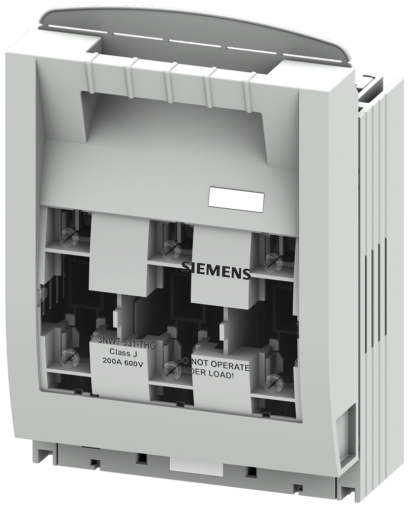 PORTA-FUSÍVEIS CLASSE J DE 3 POLOS IN: 200 A UN CA: 600 V 3NW75317HG SIEMENS