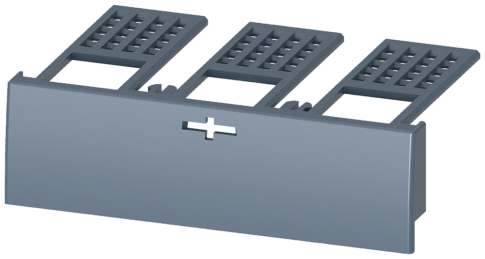 [Imagem TAMPA DE TERMINAL PARA BASE ENCAIXÁVEL ACESSÓRIOS PARA: DISJUNTOR, DE 3 POLOS 3VM91130KB03 SIEMENS]