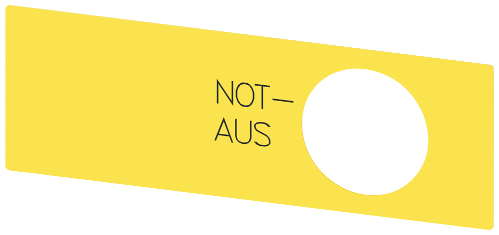 [Imagem do produto PLACA DE ASSENTO PARA BOTÃO COGUMELO DE PARADA DE EMERGÊNCIA NA CARCAÇA, AMAR 3SU19000BE310AS0 SIEMENS]