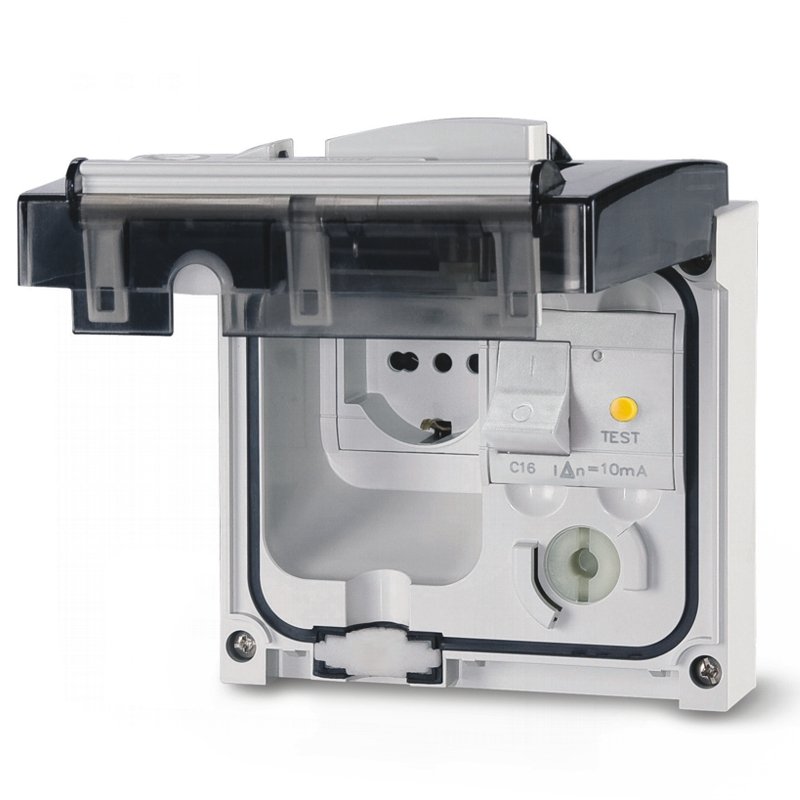 [Imagem do produto TOMADA DE EMBUTIR PLURISTAND OMNIAPLUS. COM FUSÍVEL 409.1405 SCAME]