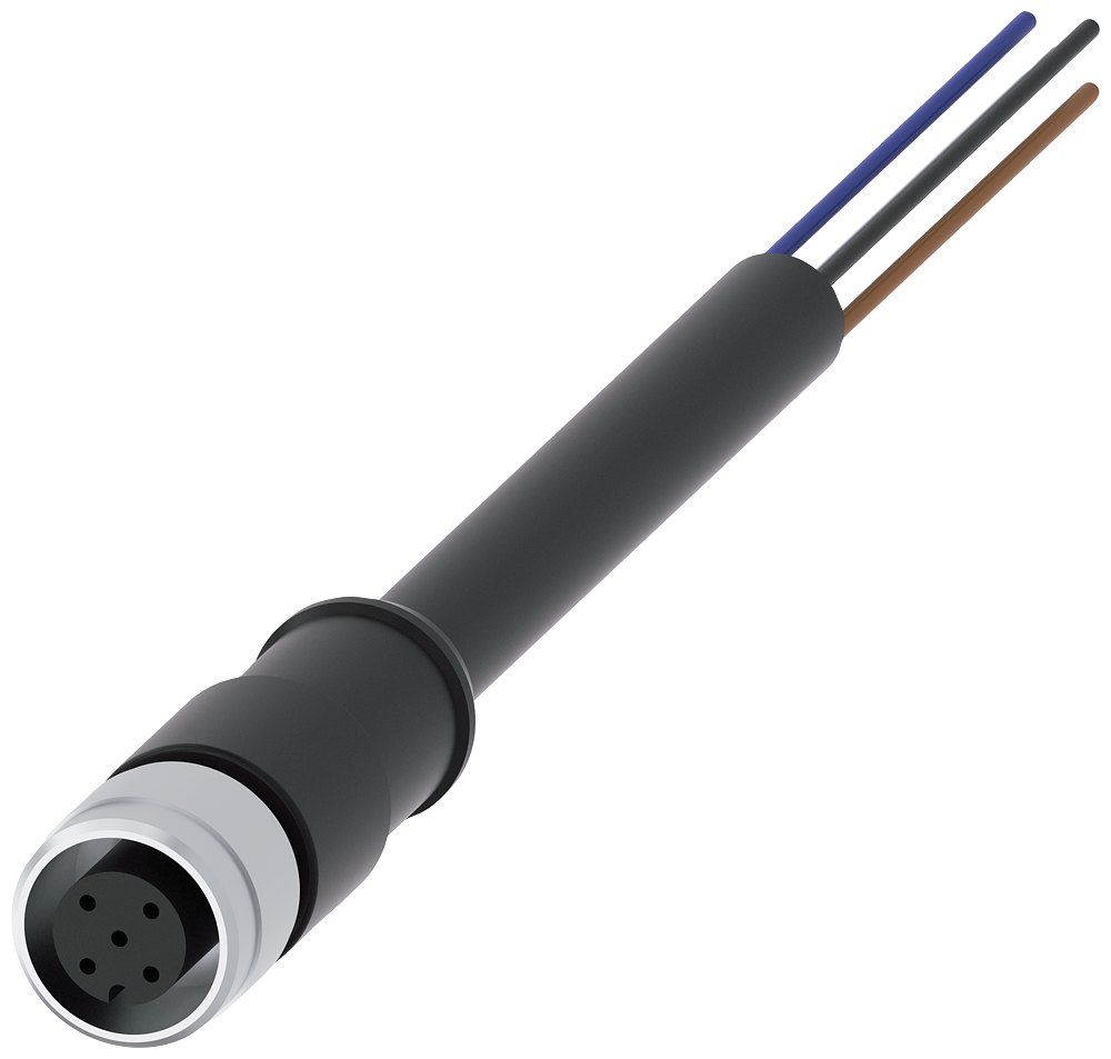 CABO DE LIGAÇÃO COM TOMADA M12 5 POLOS 3SE51/52 COM CONECTOR ENCAIXÁVEL L M12 3SX56013SB55 SIEMENS