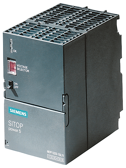 [Imagem FONTE DE ALIMENTAÇÃO REGULADA E-24-110VCC S-24VCC 2A SIMATIC S7-300 6ES73051BA800AA0 SIEMENS]