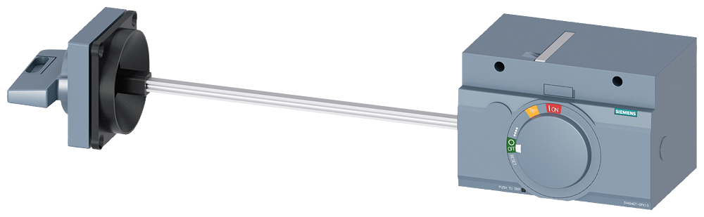 ACIONAMENTO ROTATIVO DE PAREDE LATERAL PADRÃO IEC IP65 KIT DE ILUMINAÇÃO 24V 3VA94670PK13 SIEMENS