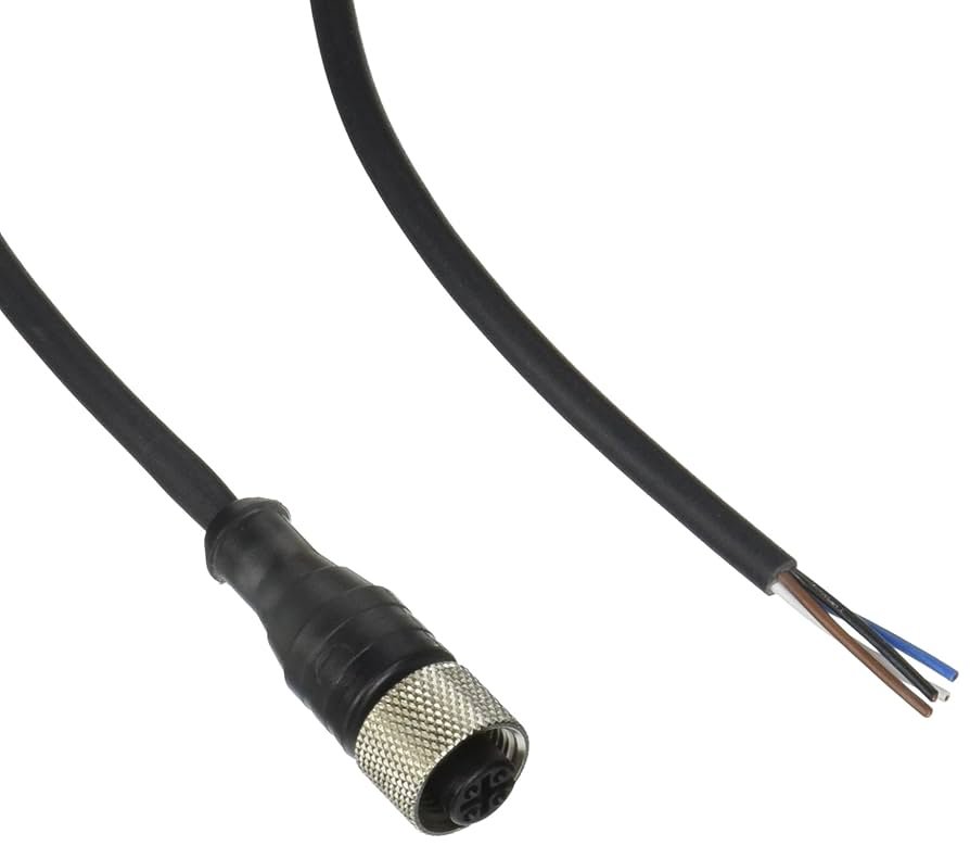 [Imagem CABO COM CONECTOR M12 RETO 4 PINOS 10M XZCP1141L10 TELEMECANIQUE]