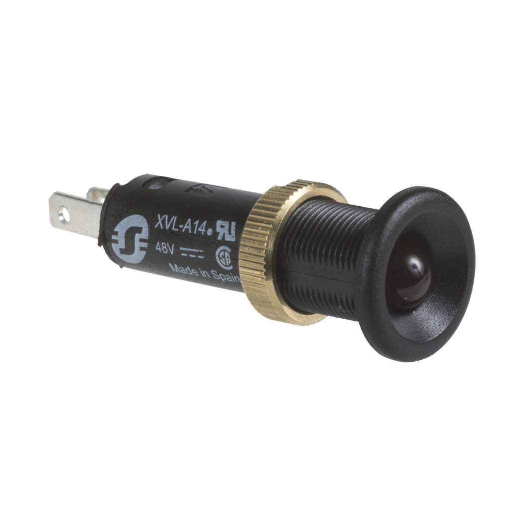 [Imagem SINALIZADOR Ø8MM PLÁSTICO, LED SALIENTE, VERMELHO, 24VCC XVLA134 SCHNEIDER]