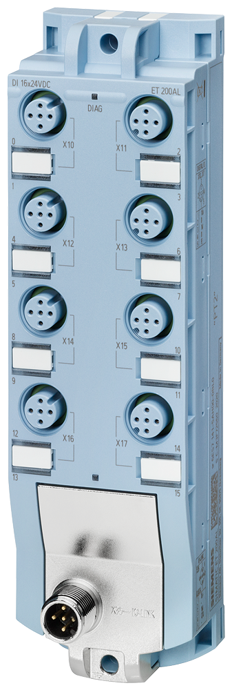 [Imagem MODULO ET200AL IO-LINK DI 16X24VDC 8XM12 6ES71415AH000BL0 SIEMENS]