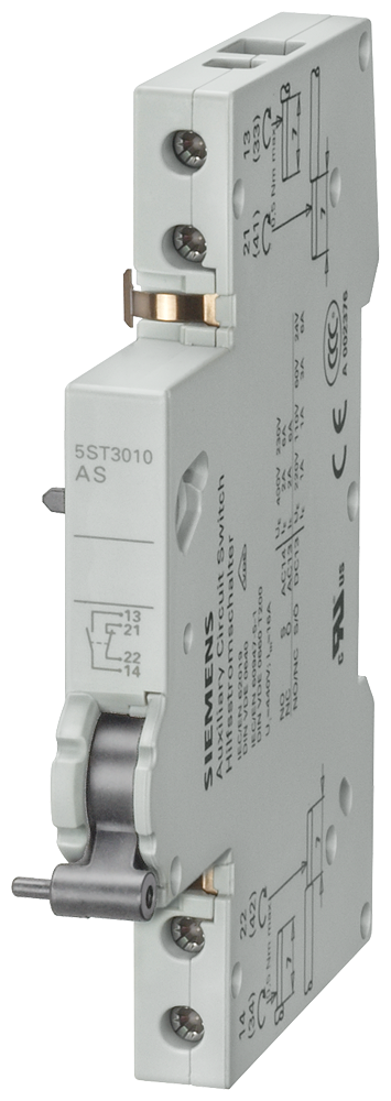 INTERRUPTOR AUXILIAR BAIXA POTÊNCIA 2NF PARA DISJUNTOR AUTOMÁTICO 5SL 5SY 5SP 5ST3015 SIEMENS