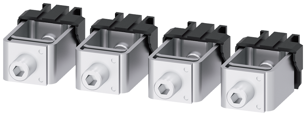 TERMINAL COM MOLDURA 4 PEÇAS ACESSÓRIOS PARA: 3VA5 250 3VA92340JA12 SIEMENS