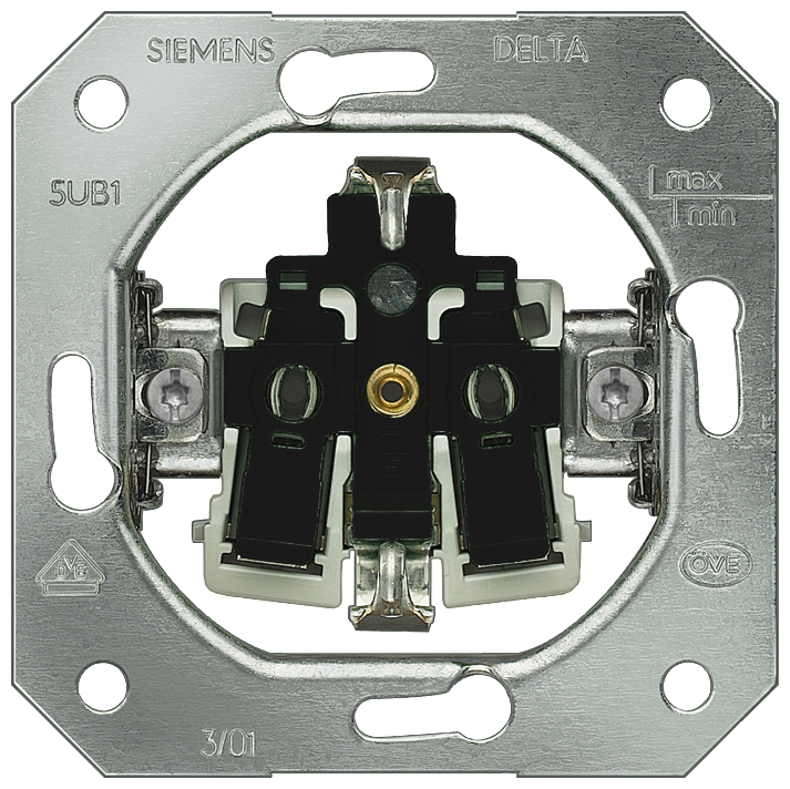 ELEMENTO DO APARELHO TOMADA SCHUKO TERMINAL DE LIGAÇÃO 2MM² SEM GARRAS 5UB11015KK SIEMENS