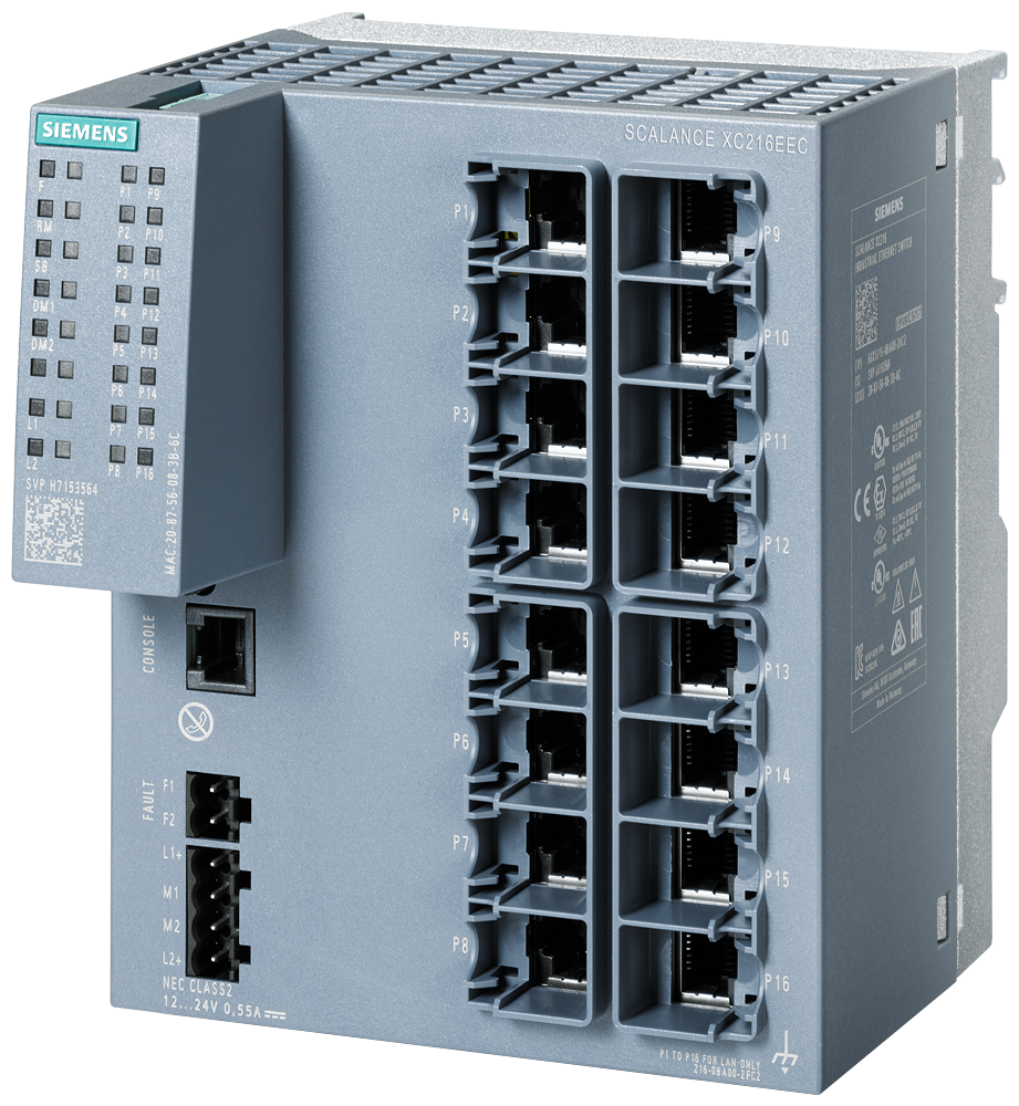 [Imagem SCALANCE XC216EEC 6GK52160BA002FC2 SIEMENS]