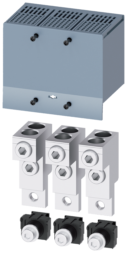 [Imagem TERMINAL PARA CONDUTOR DE SEÇÃO CIRCULAR 2 CABOS 3 PEÇAS ACESSÓRIOS PARA: 3VA 3VA92130JJ22 SIEMENS]