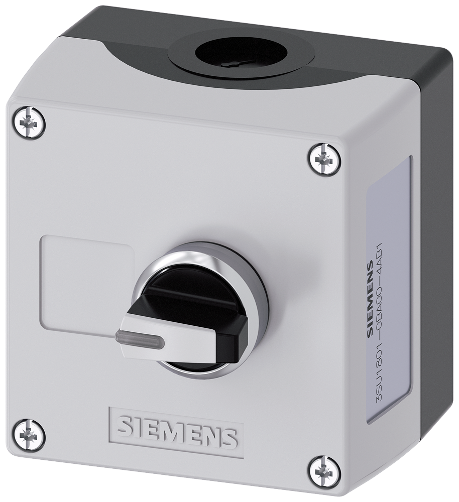 CARCAÇA PARA APARELHO DE COMANDO 22MM REDONDA 3SU18010BA004AB1 SIEMENS