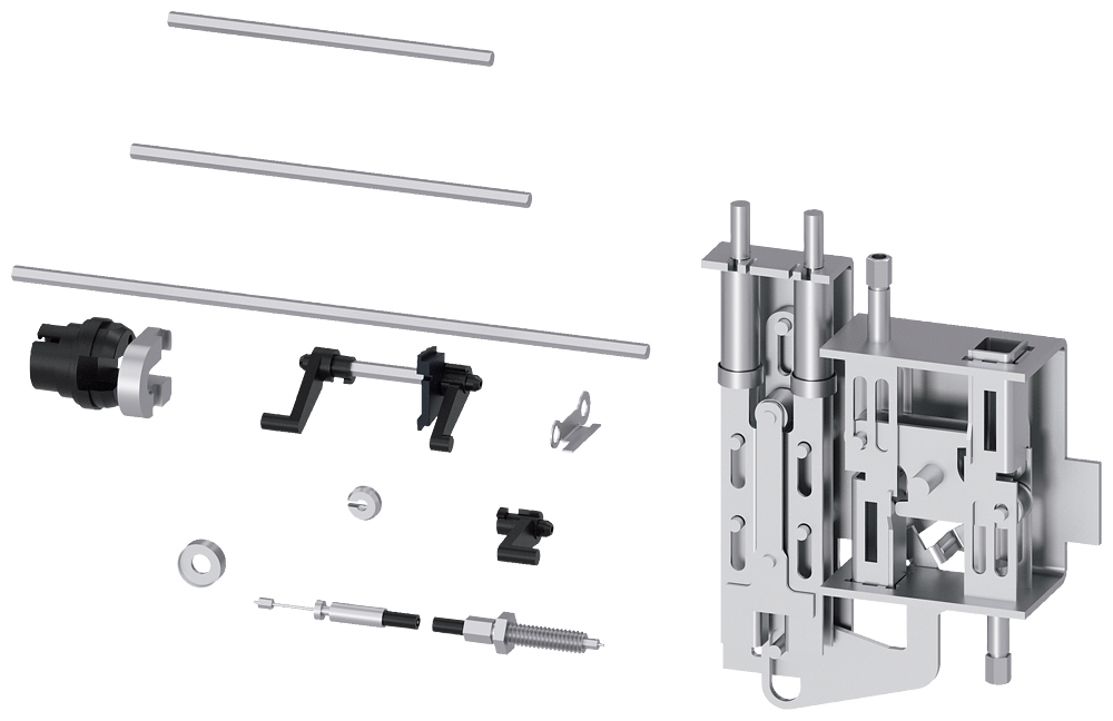 [Imagem BLOQUEIO MECÂNICO RECÍPROCO COM CABO BOWDEN DE 2000 M 3WA91110BB22 SIEMENS]