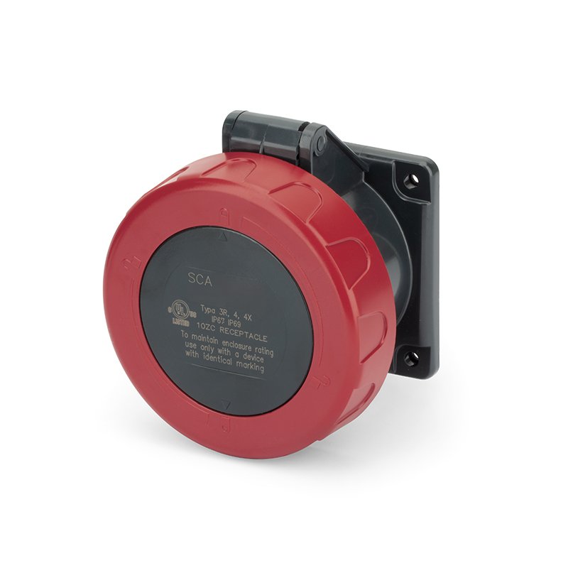 [Imagem do produto TOMADA FIXA  20A 2P 3W 7H IP67 480V SCA320R7W SCAME]