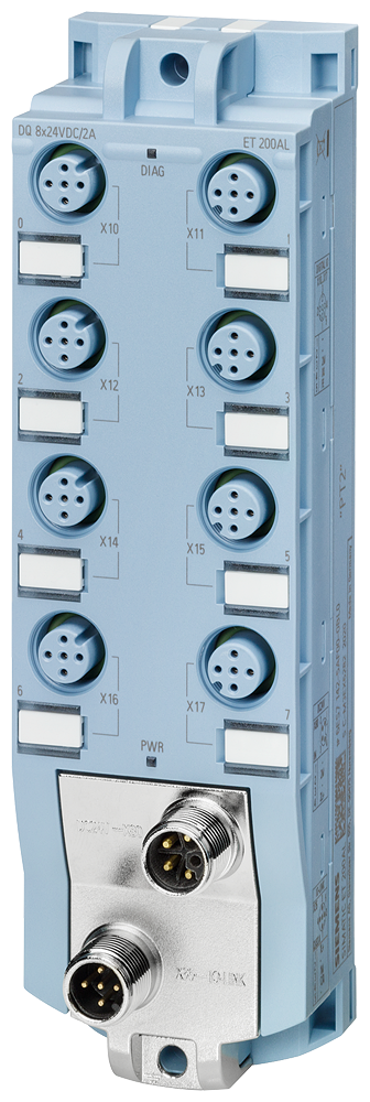 [Imagem MODULO ET200AL IO-LINK DQ 8X24V/2A 8XM12 6ES71425AF000BL0 SIEMENS]