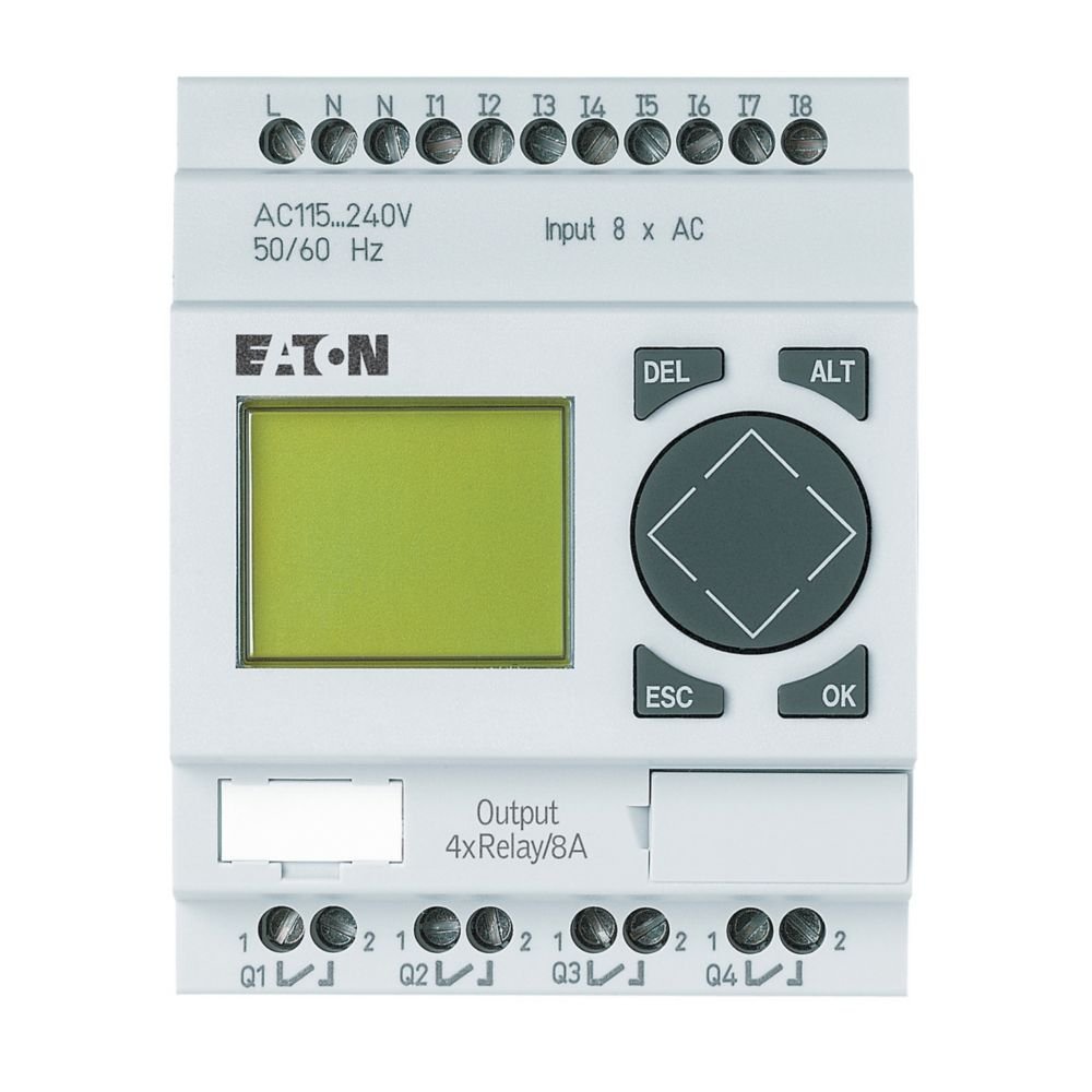 [Imagem RELE PROGRAMAVEL 8DI/4O RELE 240VCA EASY512ACRCX MOELLER]