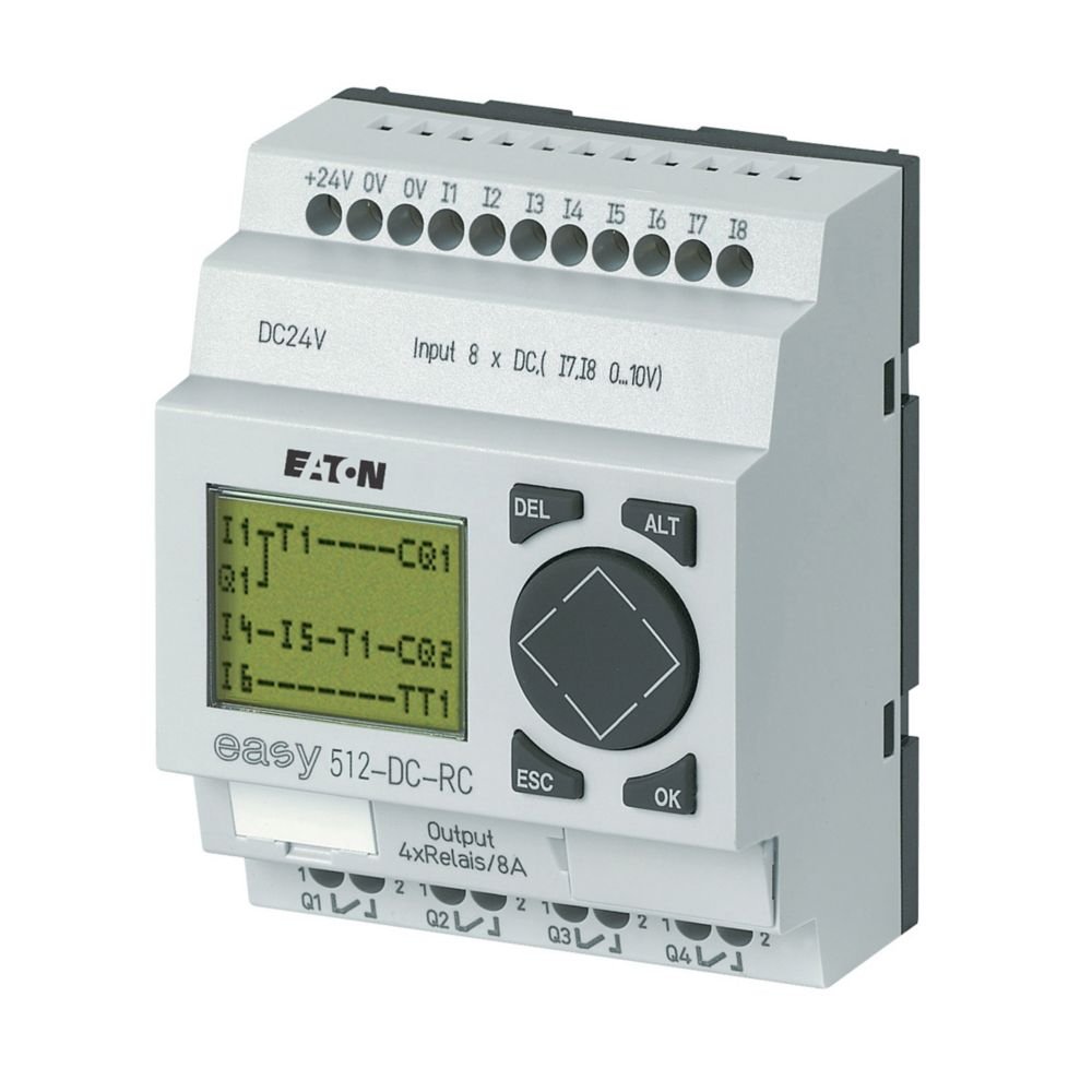 [Imagem RELE PROGRAMAVEL 8DI/4O RELE 24VCC EASY512DCRC MOELLER]