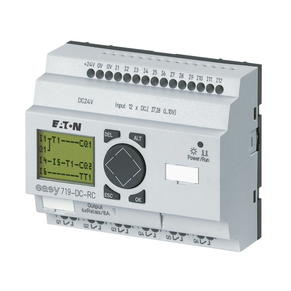 [Imagem RELE PROGRAMAVEL 24VCC EASY719DCRC EATON]