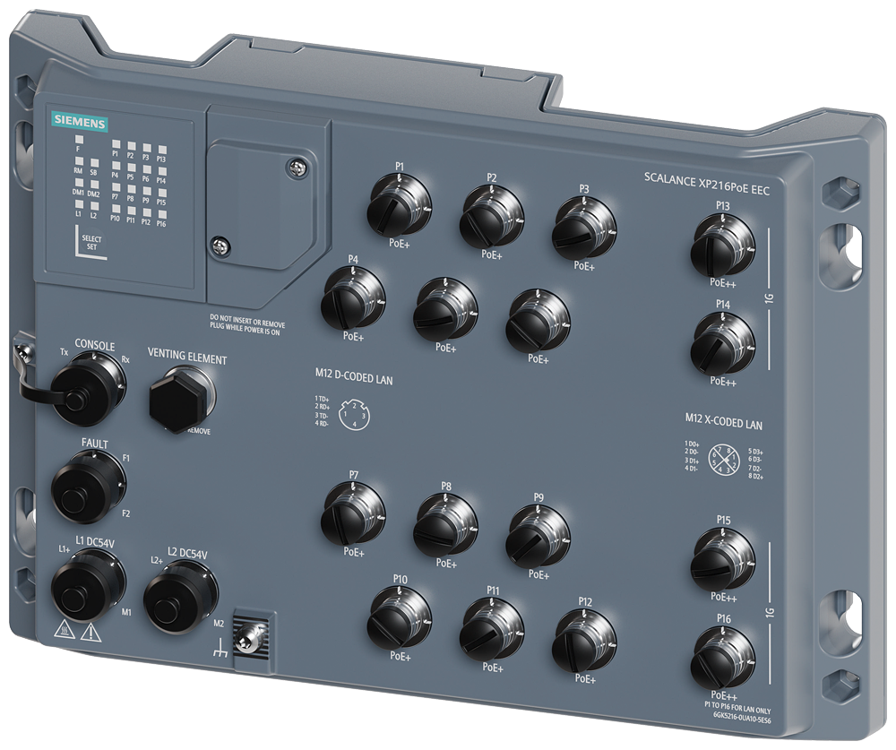 SWITCH SCALANCE XP216POE EEC 6GK52160UA105ES6 SIEMENS