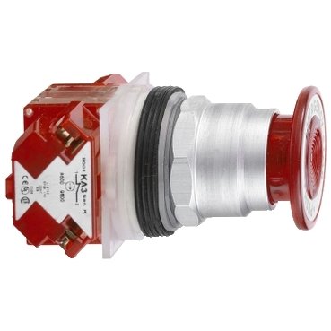 [Imagem BOTÃO Ø30MM METÁLICO COGUMELO Ø57MM EMPURRAR PUXAR VERMELHO NF 9001KR9R21H6 SCHNEIDER]