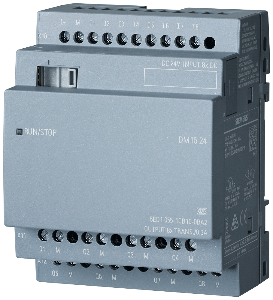 [Imagem MÓDULO EXPANSÃO LOGO! DM16 24 P/ LOGO! 8 6ED10551CB100BA2 SIEMENS]