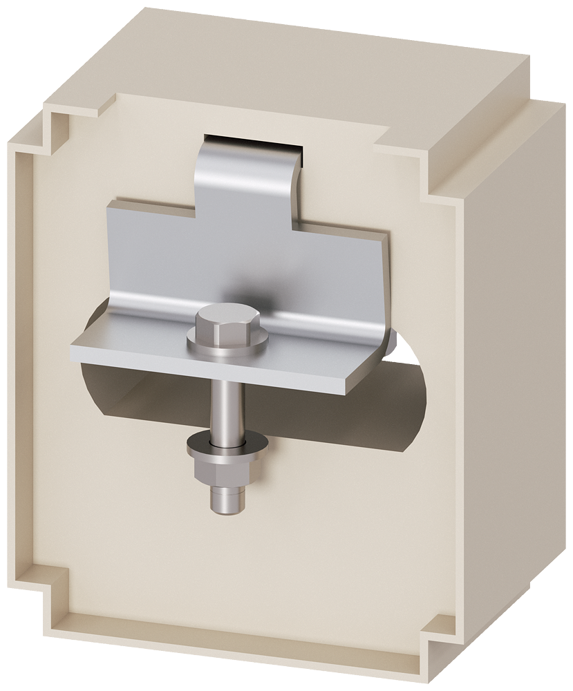 [Imagem SENSOR DE CORRENTE EXTERNO PARA CONDUTOR N, TAMANHO 1, PARA MONTAGEM NA BARRA 3WA91110AA21 SIEMENS]