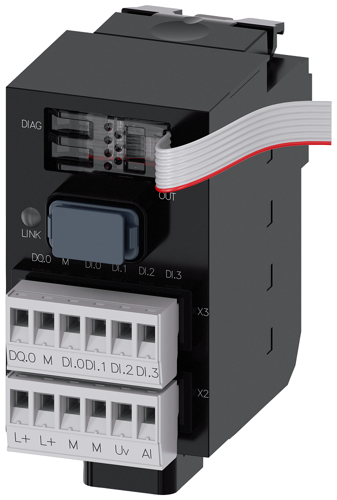 [Imagem do produto MÓDULO DE INTERFACE PARA PROFINET, 24V CC, CONEXÃO PARAFUSADA, PARA 1-20 MÓDU 3SU14001LK101BA1 SIEMENS]
