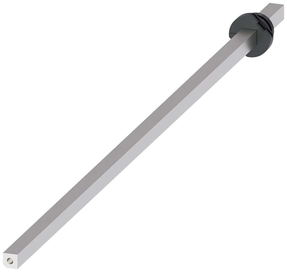 EIXO 600 MM 6 X 6 MM ACESSÓRIOS PARA SECCIONADOR DE CORTE EM CARGA 3LD3 3LD93451C SIEMENS