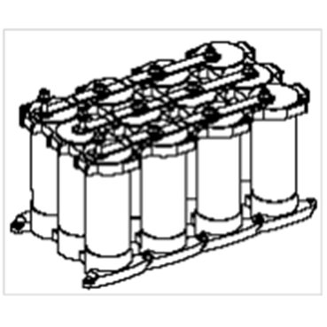 [Imagem AC CAPAS BANK 3X240MF GALAXY SPARE PART 6739508SE SCHNEIDER]