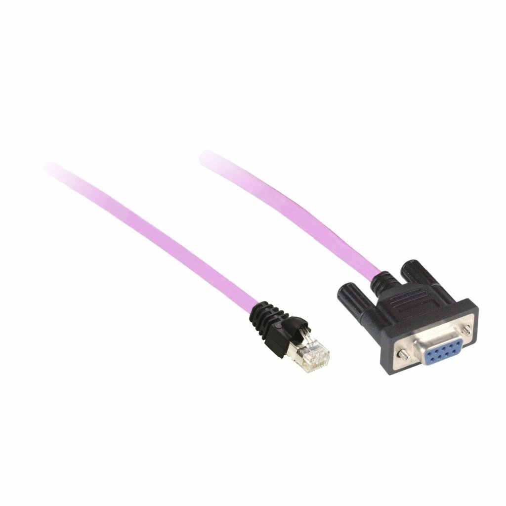 [Imagem KIT PARA CONEXÃO CANOPEN DB9 RJ45, 3 METROS SCHNEIDER]