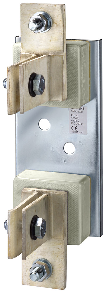 [Imagem do produto BASE FUSÍVEL MONOPOLAR NH 4 1250A 690V 3NH3530 SIEMENS]