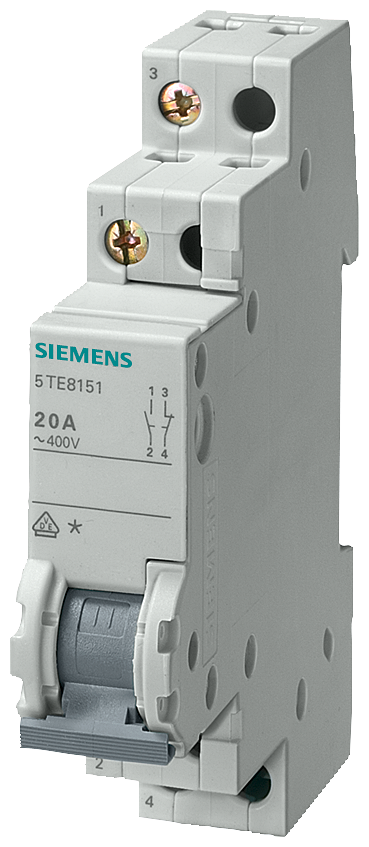 INTERRUPTOR DE PASSAGEM 20A 2CF 2CA 5TE8152 SIEMENS