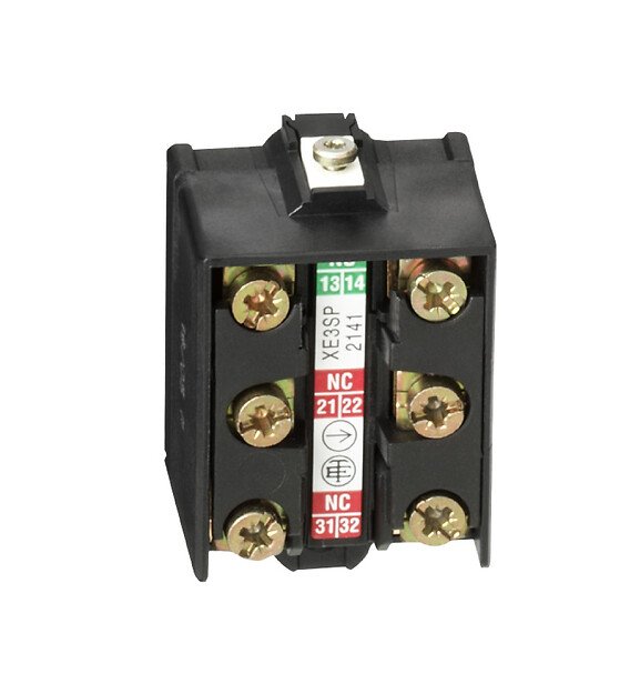 [Imagem BLOCO DE CONTATO 2NF+1NA ACAO BRUSCA  XE3SP2141 TELEMECANIQUE]