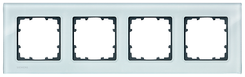 MOLDURA MIRO VIDRO VERDE CRISTAL 4X SEM LOGO SIEMENS 5TG12040 SIEMENS