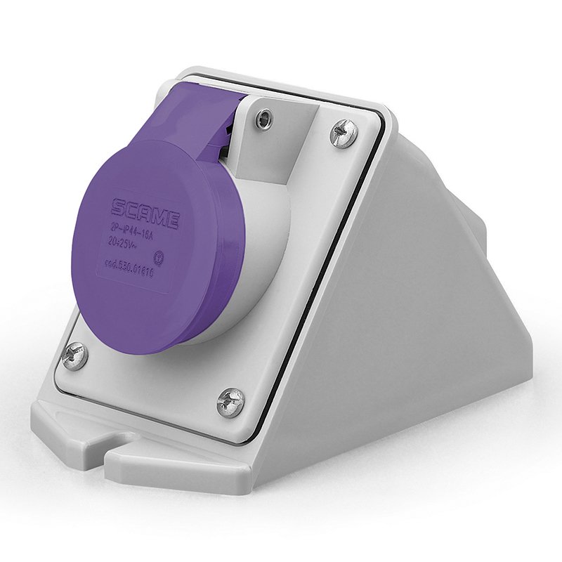 [Imagem TOMADA SOBREPOR 3P 32A 24V 530.03214 SCAME]