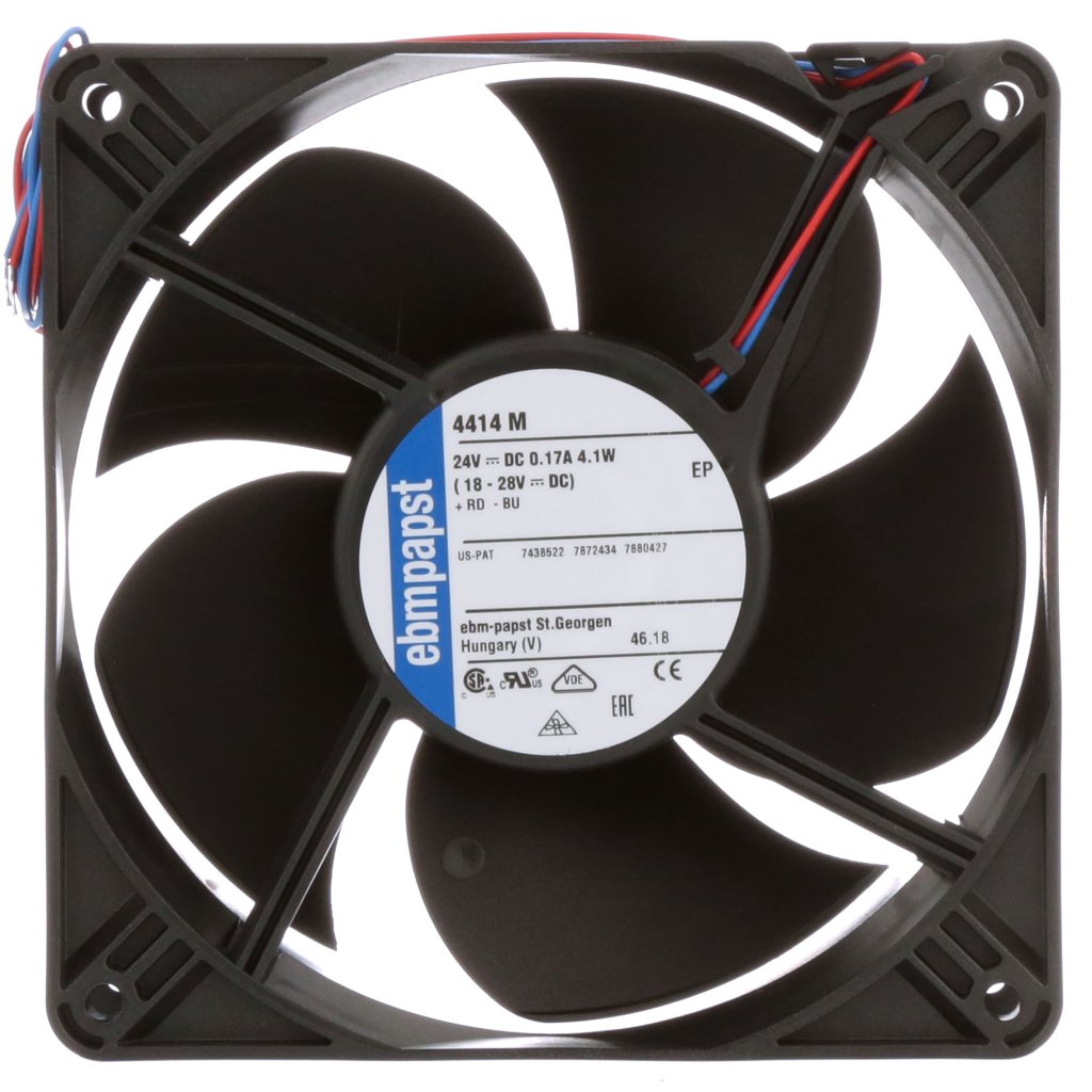 [Imagem VENTILADOR 120X120X38MM 24V 0.15A 3.6W 4414M EBM-PAPST]