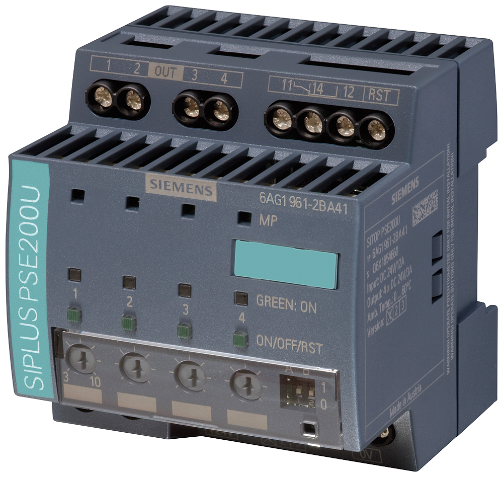 [Imagem do produto SIPLUS PS PSE200U 10 A BASEADO EM 6EP1961-2BA41 COM REVESTIMENTO CONFORME, -25...+70 6AG19612BA417AA0 SIEMENS]