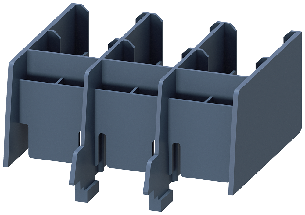 [Imagem do produto COBERTURA PARA BORNES PARA TERMINAL COM MOLDURA PARA CHAVE DE POTÊNCIA 3RV274 3RV29481LA00 SIEMENS]