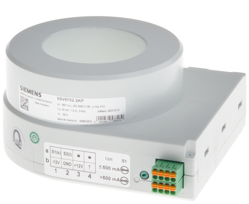 [Imagem CONVERSOR DE CORRENTE TOTAL TIPO B, 60MM,10MA-10A, COM BLINDAGEM METÁLICA 5SV87022KP SIEMENS]