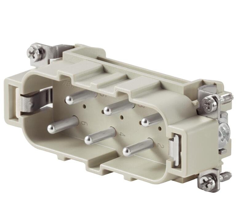 [Imagem do produto PORTA CONTATO MACHO HDC HSB 12P MS TAM 6 SC: 6 400V 35A 1498800000 WEIDMULLER]