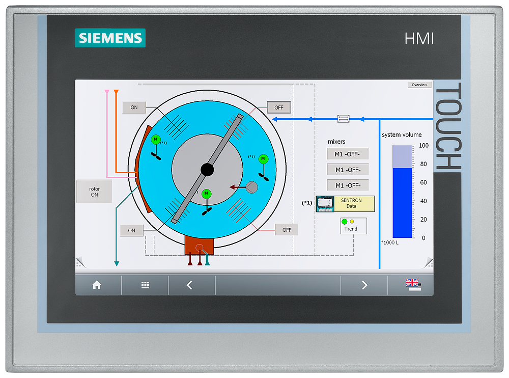 [Imagem SIPLUS HMI TP700 COMFORT 7 6AG11240GC014AX0 SIEMENS]