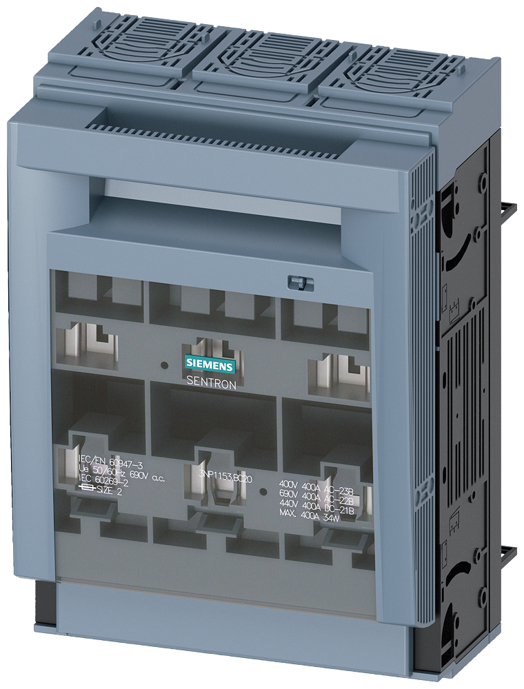 [Imagem do produto SECC. FUS. 3P 400A 3NP11531BC20 SIEMENS]