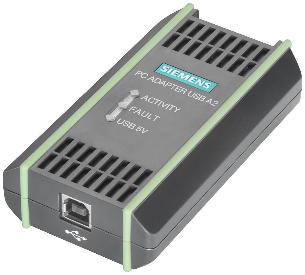 [Imagem ADAPTADOR USB A2 USB VERSÃO 2.0 PARA CONEXÃO PG PC NOTEBOOK SIMATIC S7 VIA PROFIBUS OU MP 6GK15710BA000AA0 SIEMENS]