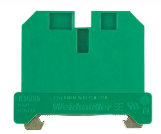 [Imagem do produto CONECTOR PASSAGEM TERRA EK 16/35 190160000 WEIDMULLER]