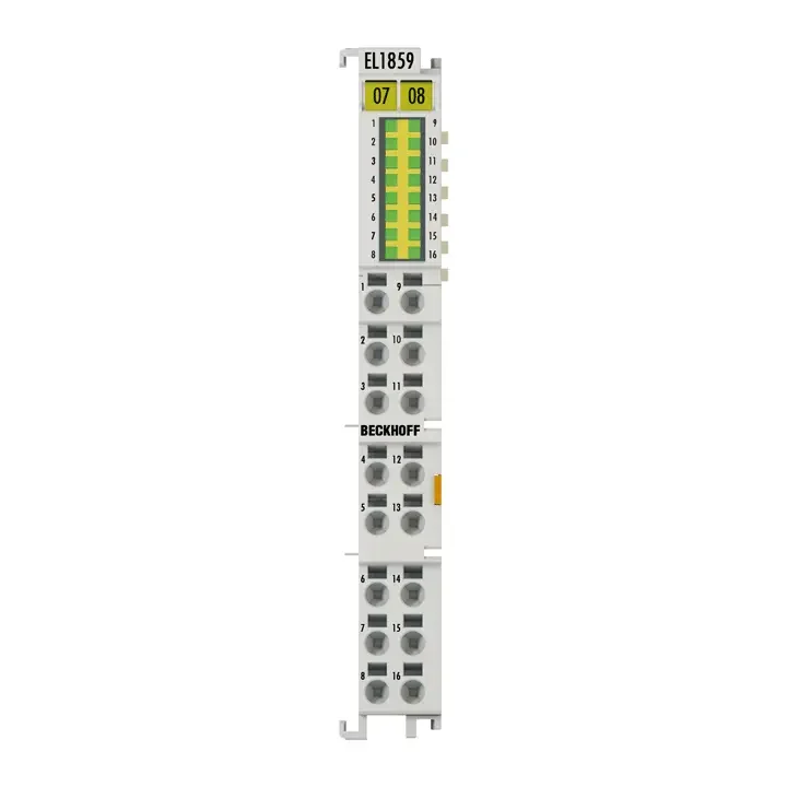 [Imagem MÓDULO TERMINAL ETHERCAT ENTRADA/SAÍDA DIGITAL 8DI/8DO 24VCC 0,5A EL1859 BECKHOFF]