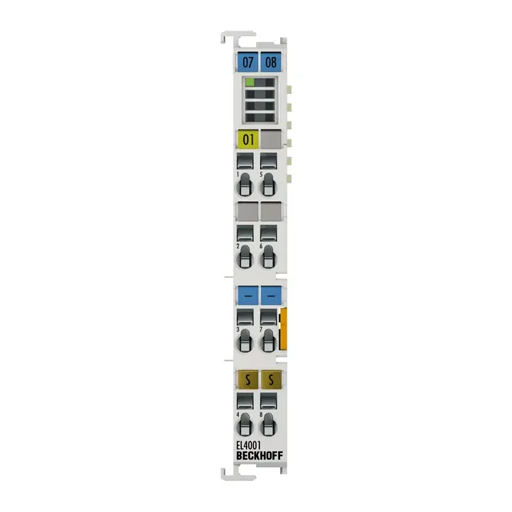 [Imagem MÓDULO TERMINAL ETHERCAT SAÍDA ANALÓGICA 1AO TENSÃO 0/10V 12 BITS EL4001 BECKHOFF]