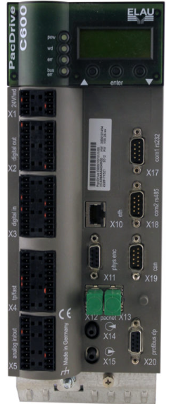 [Imagem CONTROLADOR PACDRIVE ETHERNET TCPARAIP C400A811100 13130261001 ELAU]